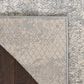Nourison Exhale 2"2" x 7"6" Light Grey Runner, , large