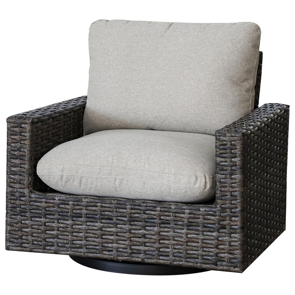 Summit Home Thomas 7-Piece Patio Conversation Set in Gray, , large