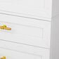 HOMLUX HOMLUX 78.2" Tall Farmhouse Kitchen Pantry Cabinet with 8 Door Shelves, Storage Cabinet with 3 Adjustable Shelves, 3 Large Drawers, Versatile Cupboard for Kitchen, Dining & Bathroom, Retro White, , large