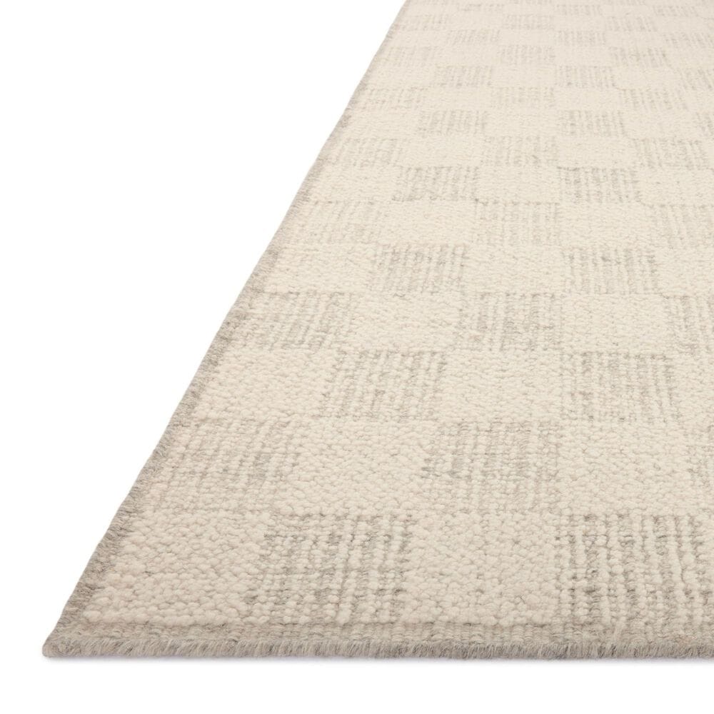 Loloi Knox Ivory and Silver 4&#39; x 6&#39; Area Rug, , large