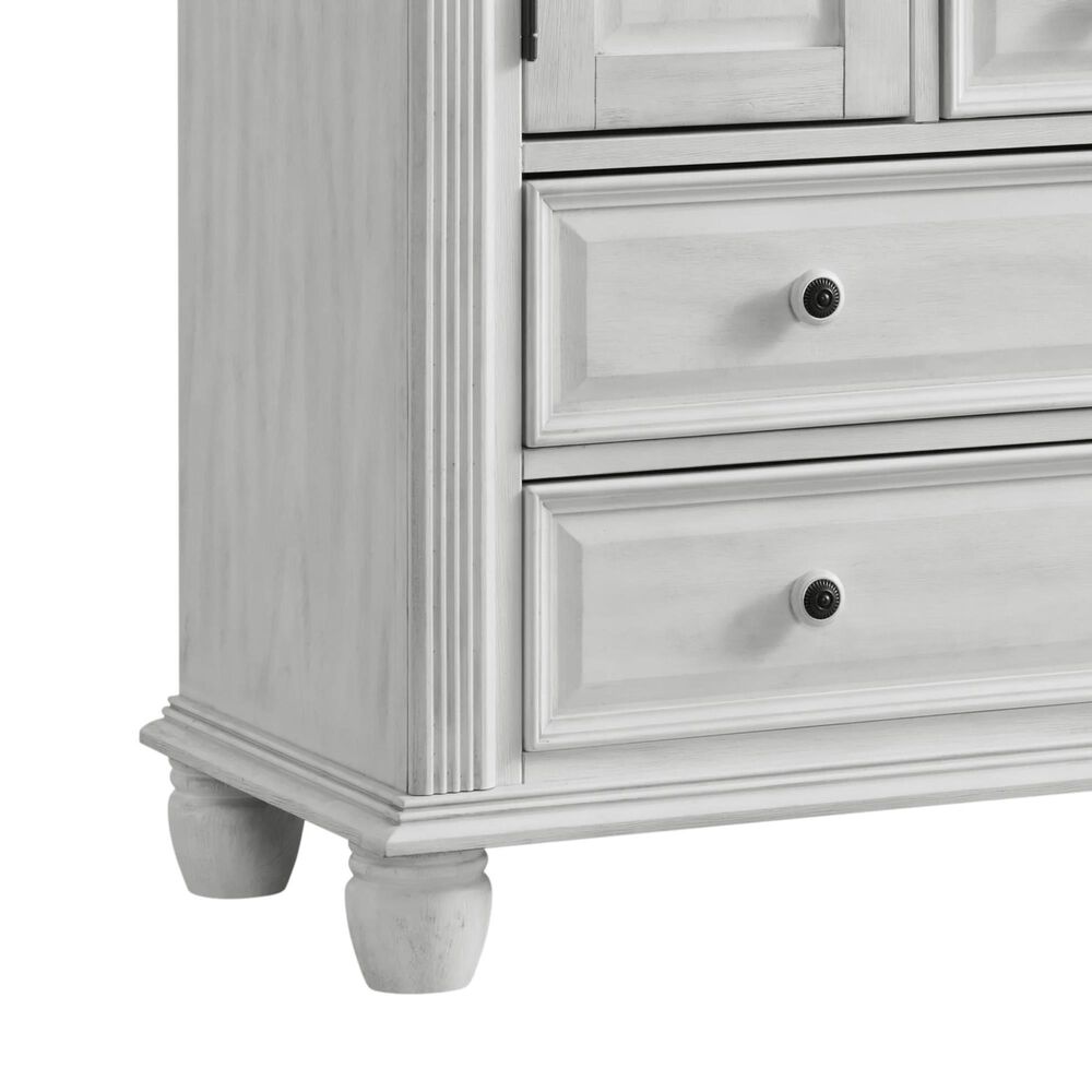 Oxford Baby London Lane 6-Drawer Chifferobe in Vintage White, , large