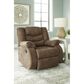 Ashley Partymate Manual Rocker Recliner in Brindle, , large