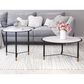 Zuo Modern Davis Coffee Table in Black, White, Black and Gold (Set of 2), , large