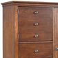 Riva Ridge Oxford 5-Drawer Chiffarobe in Whiskey Brown, , large
