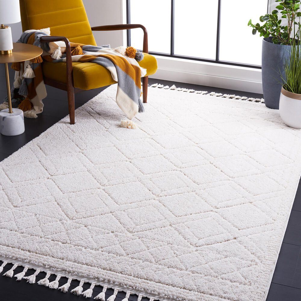 Safavieh Marrakesh 4&#39; x 6&#39; Ivory and Beige Area Rug, , large