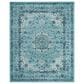 Safavieh Evoke EVK220E 11" x 15" Light Blue Area Rug, , large