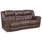 Homestretch Frontier Double Manual Reclining Sofa in Chocolate, , large