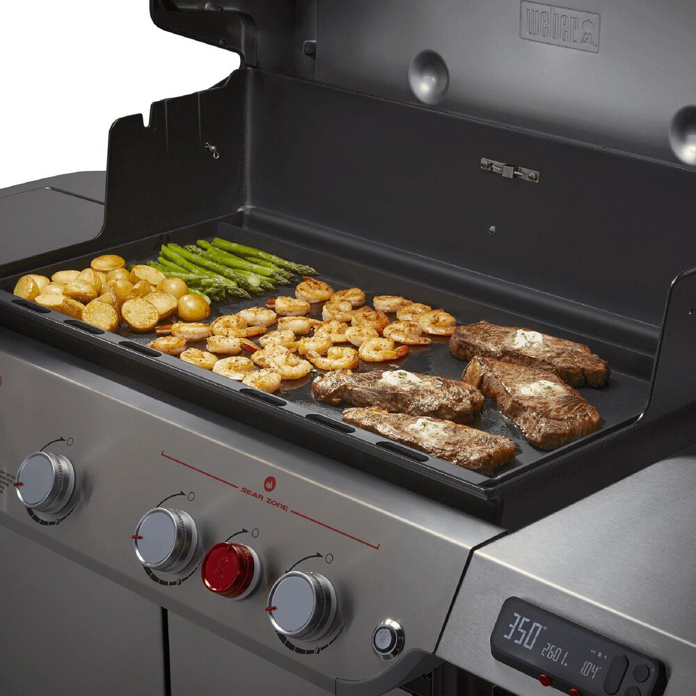 Weber Genesis 400 Series Rust Resistant Griddle Insert in Black, , large