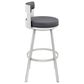 Blue River Flynn 30" Swivel Bar Stool in Silver, , large