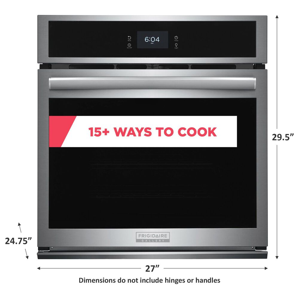 Frigidaire Gallery 27&#39;&#39; Single Electric Wall Oven with Total Convection in Stainless Steel, , large