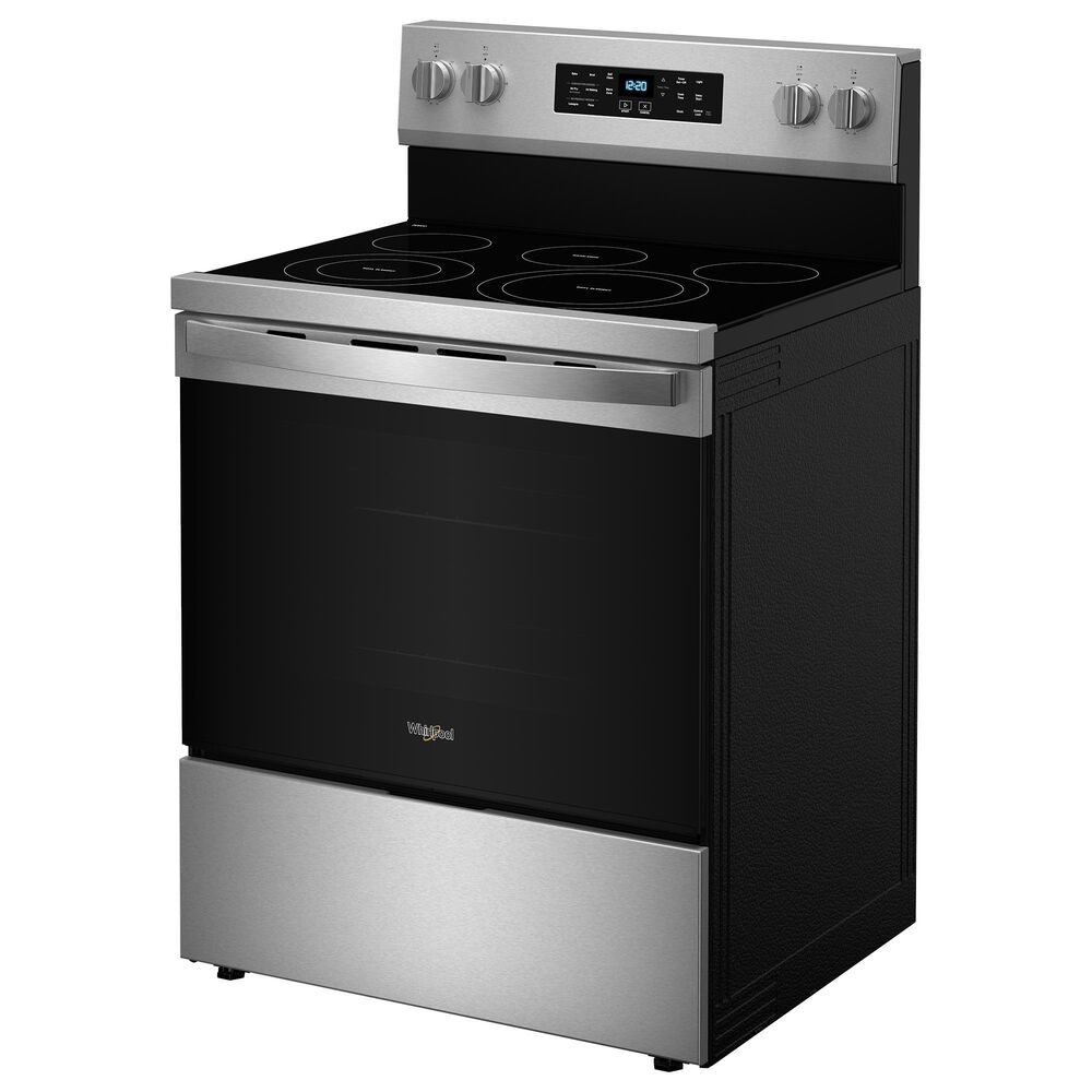 Whirlpool 30&quot; Electric Range in Fingerprint Resistant Stainless Steel, , large
