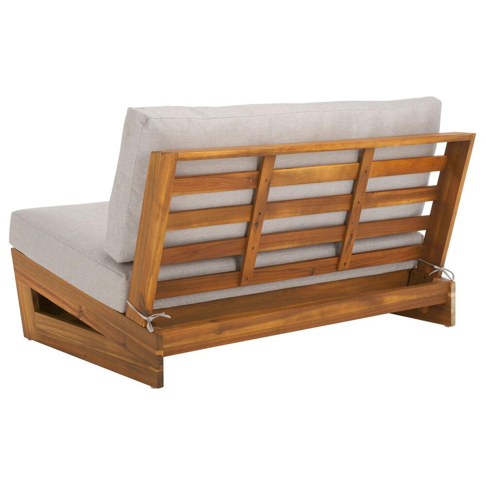 Safavieh Lynn Outdoor Sofa in Light Grey, , large