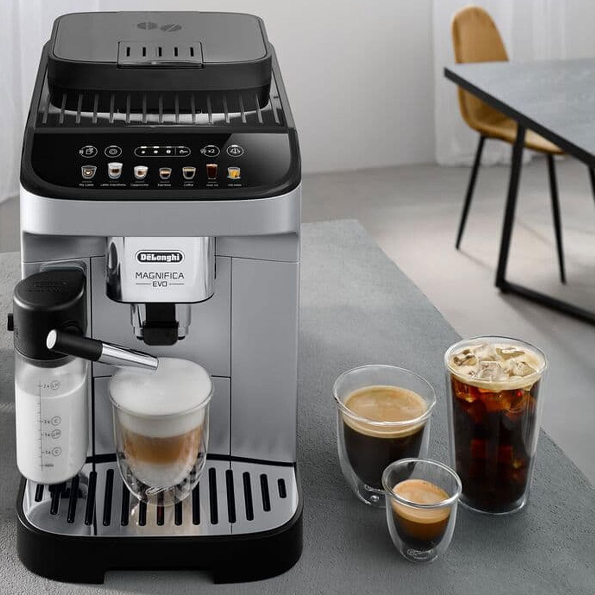 DeLonghi Magnifica Evo 61 Oz Espresso Machine with Frother in