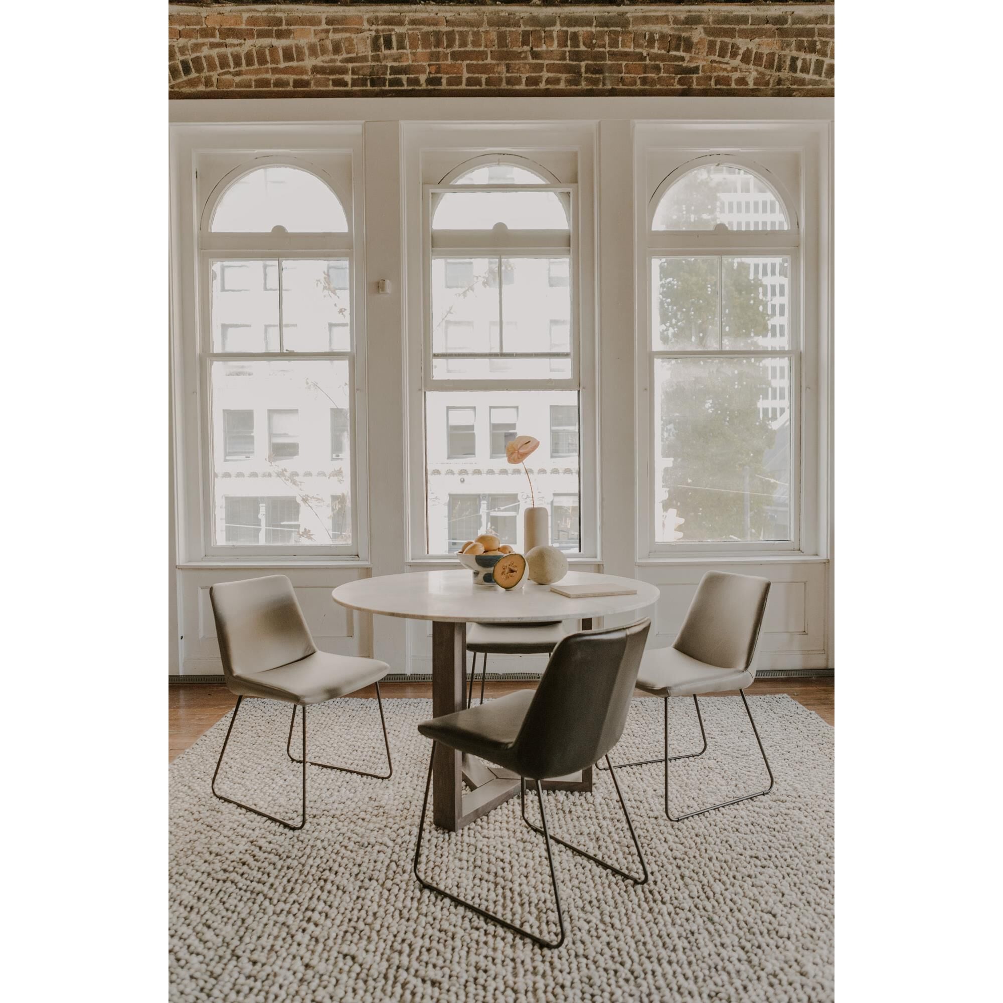 Moe s Home Collection Villa Dining Chair in Black Set of 2 NFM