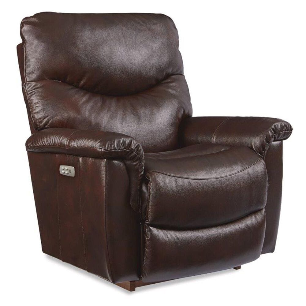 La-Z-Boy James Power Rocking Recliner with Headrest and Lumbar in Walnut, , large