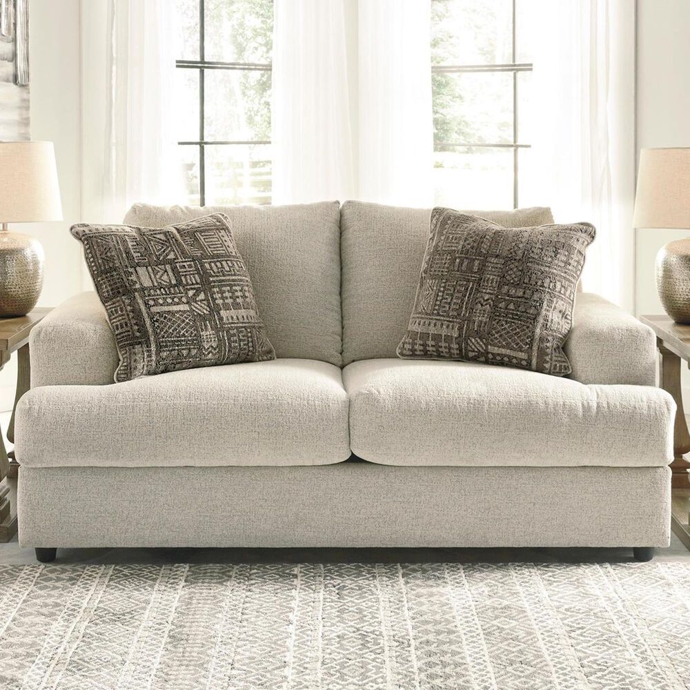 Signature Design by Ashley Soletren Loveseat in Stone, , large