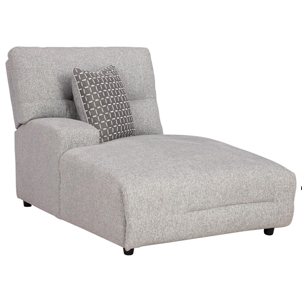 Ashley Acklen Place 3-Piece Power Left Facing Reclining Sectional with Console in Pewter, , large