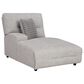 Ashley Acklen Place 3-Piece Power Left Facing Reclining Sectional with Console in Pewter, , large