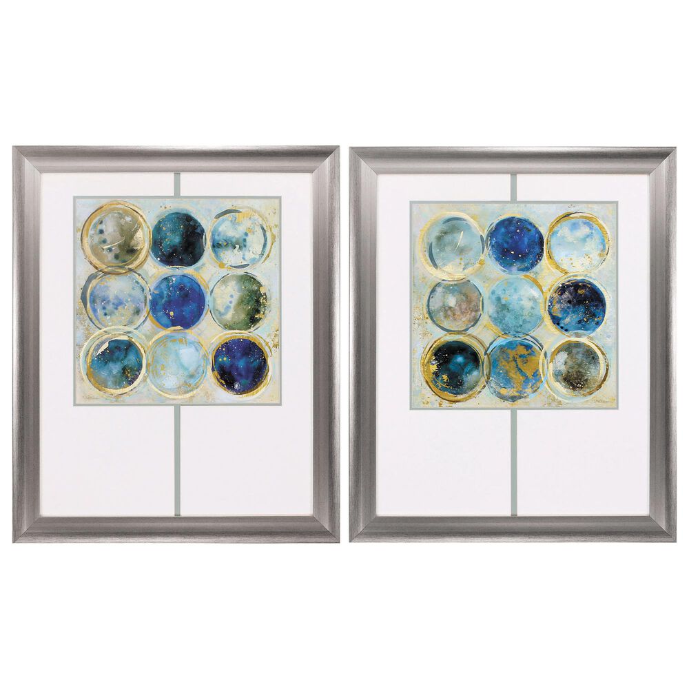 Propac "Alignment" Wall Art in Blue (Set of 2), , large