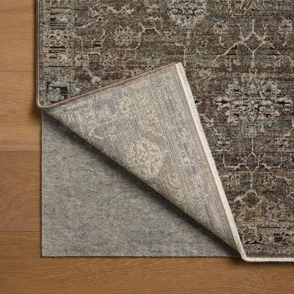 Loloi Briar Bark and Lagoon 3'7" x 7'9" Area Rug, , large