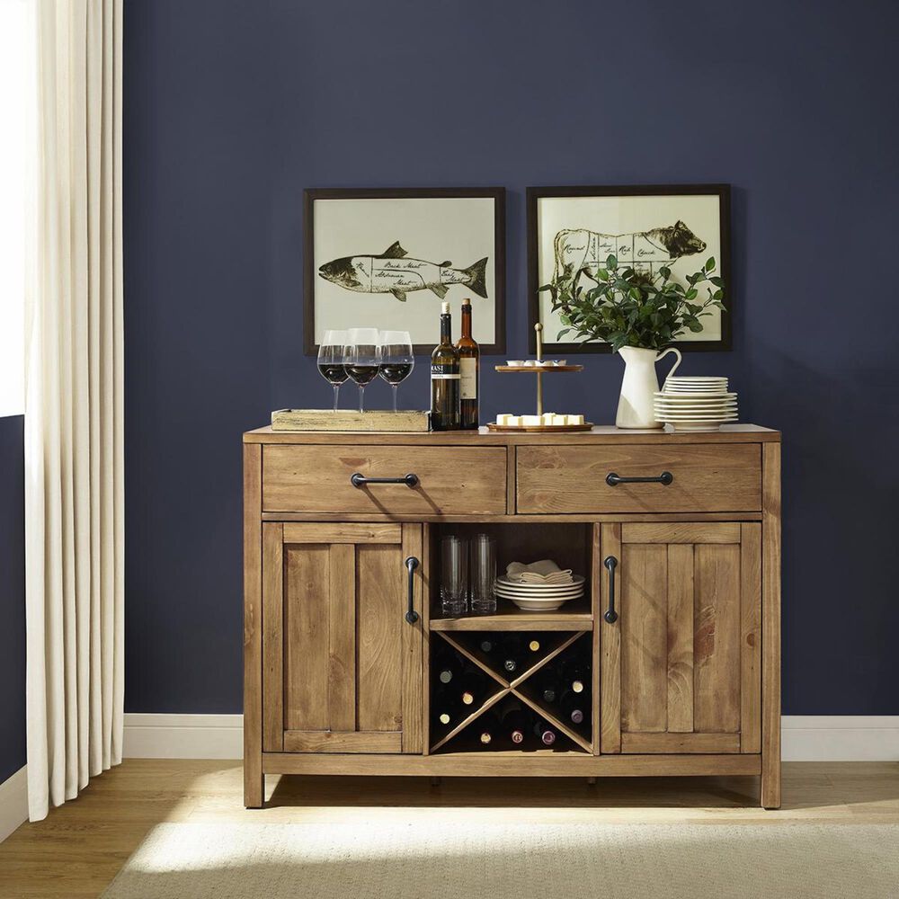 Crosley Furniture Roots Buffet in Natural, , large
