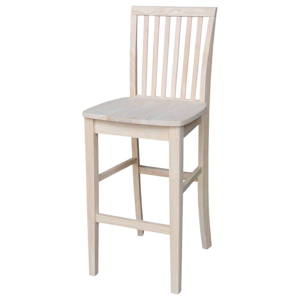 International Concepts Mission 30" Bar Stool in Unfinished, , large
