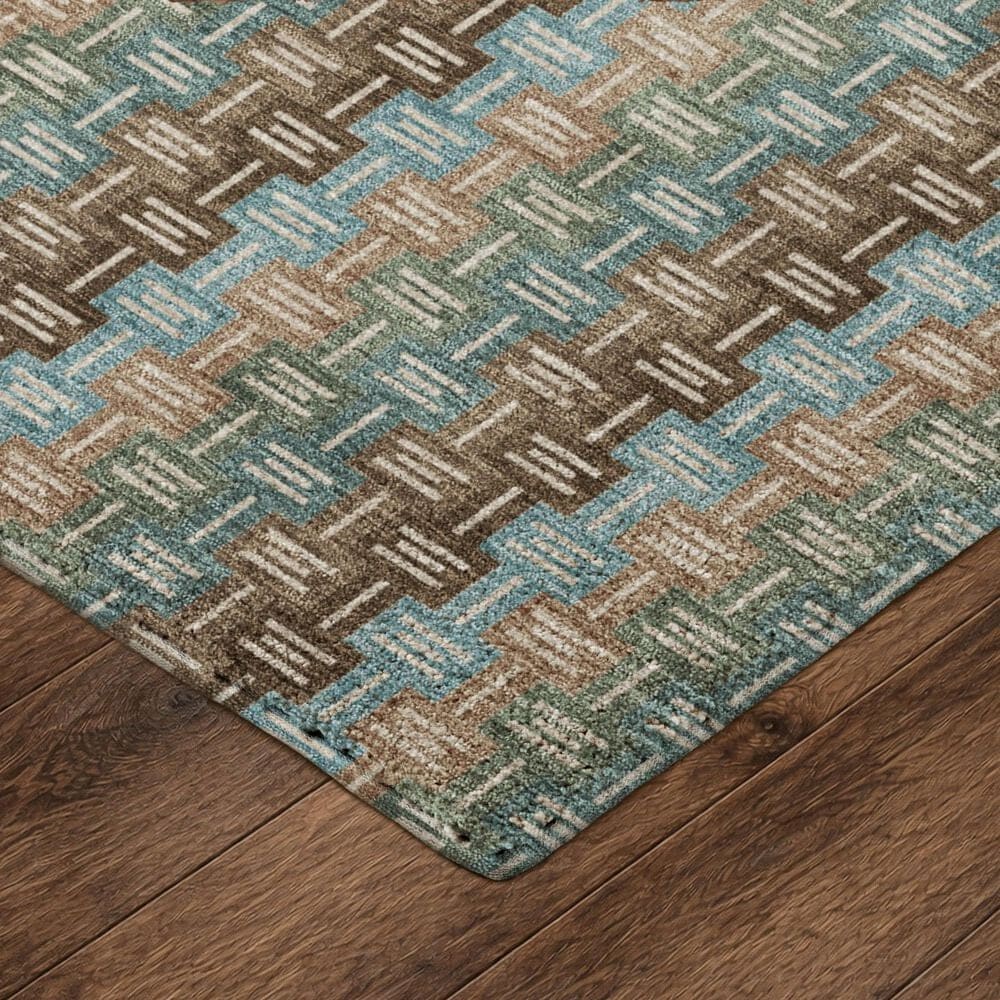 Dalyn Rug Company Kenner Brown 1'8" x 2'6" Area Rug, , large