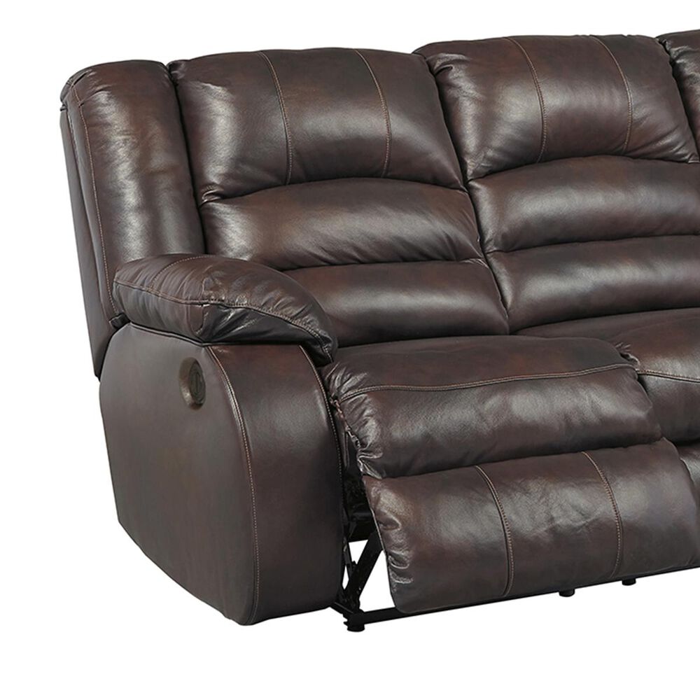 Signature Design by Ashley Levelland Reclining Sofa In Cafe, , large