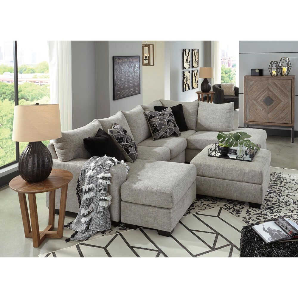 Ashley Megginson Storage Ottoman in Storm, , large