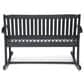 Hearth and Haven Baxter Outdoor Rocking Loveseat in Dark Grey, , large