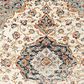 Amer Rugs Allure 8"9" x 11"9" Ivory and Navy Blue Area Rug, , large