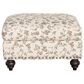 Smith Brothers Traditional Rectangular Ottoman in Blue, , large