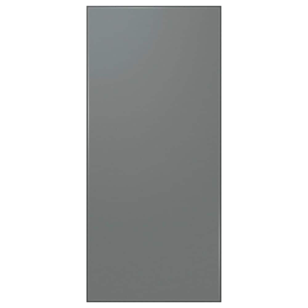 Samsung Bespoke 4-Door Flex Refrigerator Top Panel in Grey Glass, , large