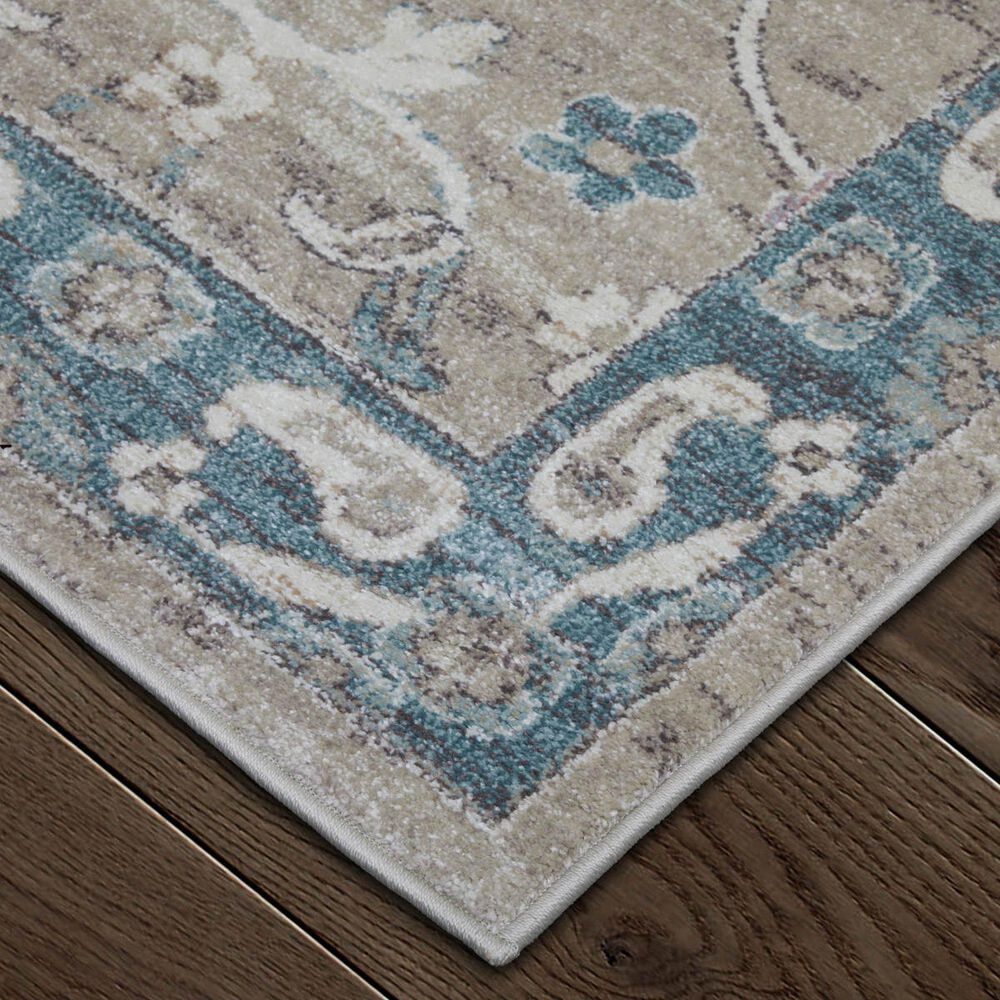 Feizy Dartmouth 39QLF 10&#39; x 12&#39;8&quot; Gray and Multicolor Area Rug, , large