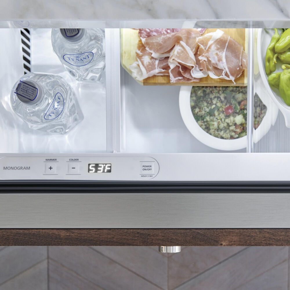 Monogram 5 Cu. Ft. Double-Drawer Refrigerator Module with Electronic Controls - Panels Sold Separately, , large