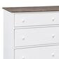 Archbold Furniture 3-Piece King Bedroom Set in White Base, , large