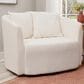 Linon Home Decor Rory Swivel Accent Chair in Off White, , large