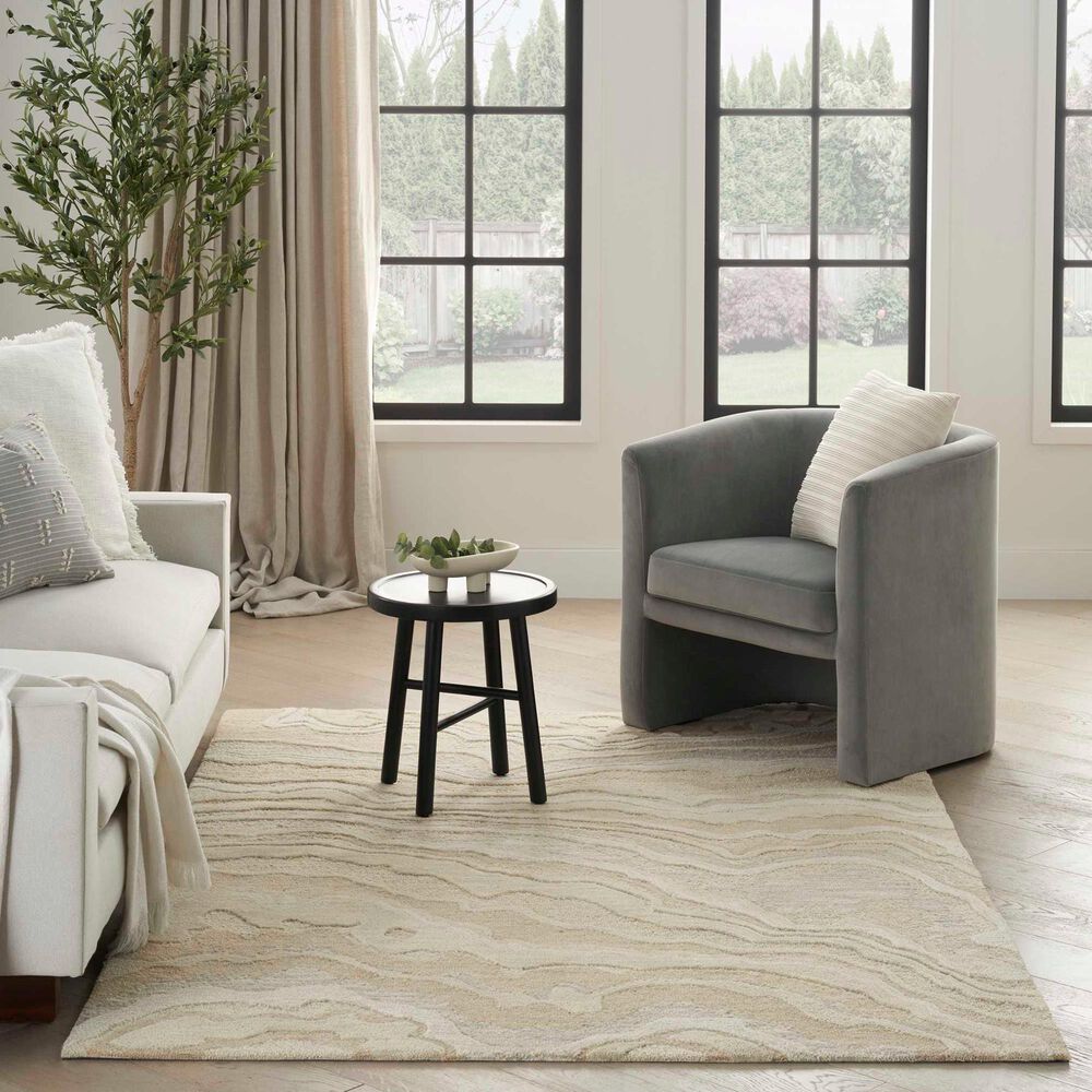 Nourison Graceful 7&#39;9&quot; x 9&#39;9&quot; Beige Area Rug, , large
