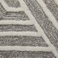 Feizy Lytton 2"6" x 8" Gray and Cream Runner, , large