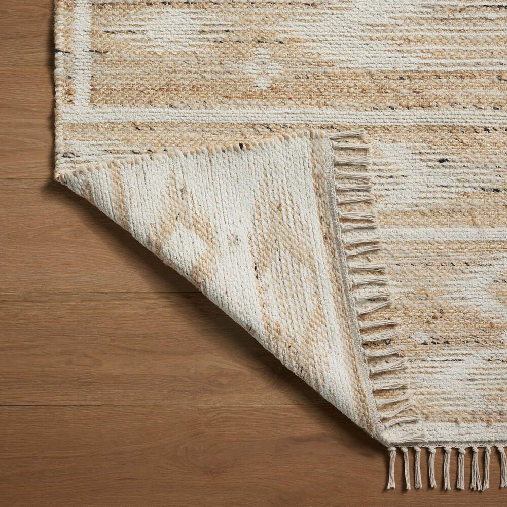 Angela Rose Rivers 2&#39;3&quot; x 3&#39;9&quot; Natural and Ivory Area Rug, , large