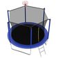 HOMLUX 10" Outdoor Trampoline Sports with Ladder in Blue, , large