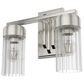 Hunter Gatz 2-Light Vanity in Brushed Nickel, , large