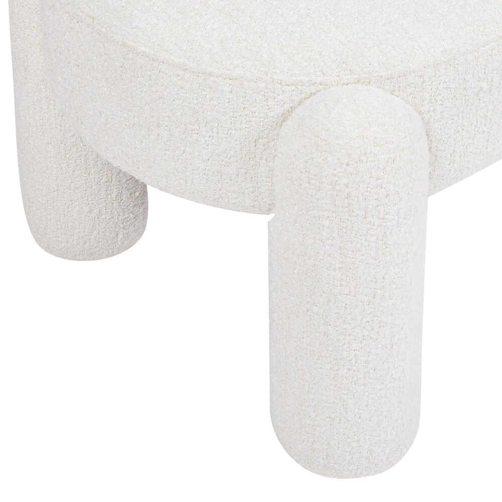 Jennifer Taylor Home Hugo Upholstered Bench in Milk Cream White, , large