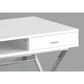 Glideaway 48" Modern Laptop Table in Gloss White, , large