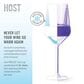 True Stemmed Wine Freeze Cooling Cup Tinted in Multicolor (Set of 4), , large