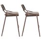 Zuo Modern Rio Patio Barstool in Brown (Set of 2), , large