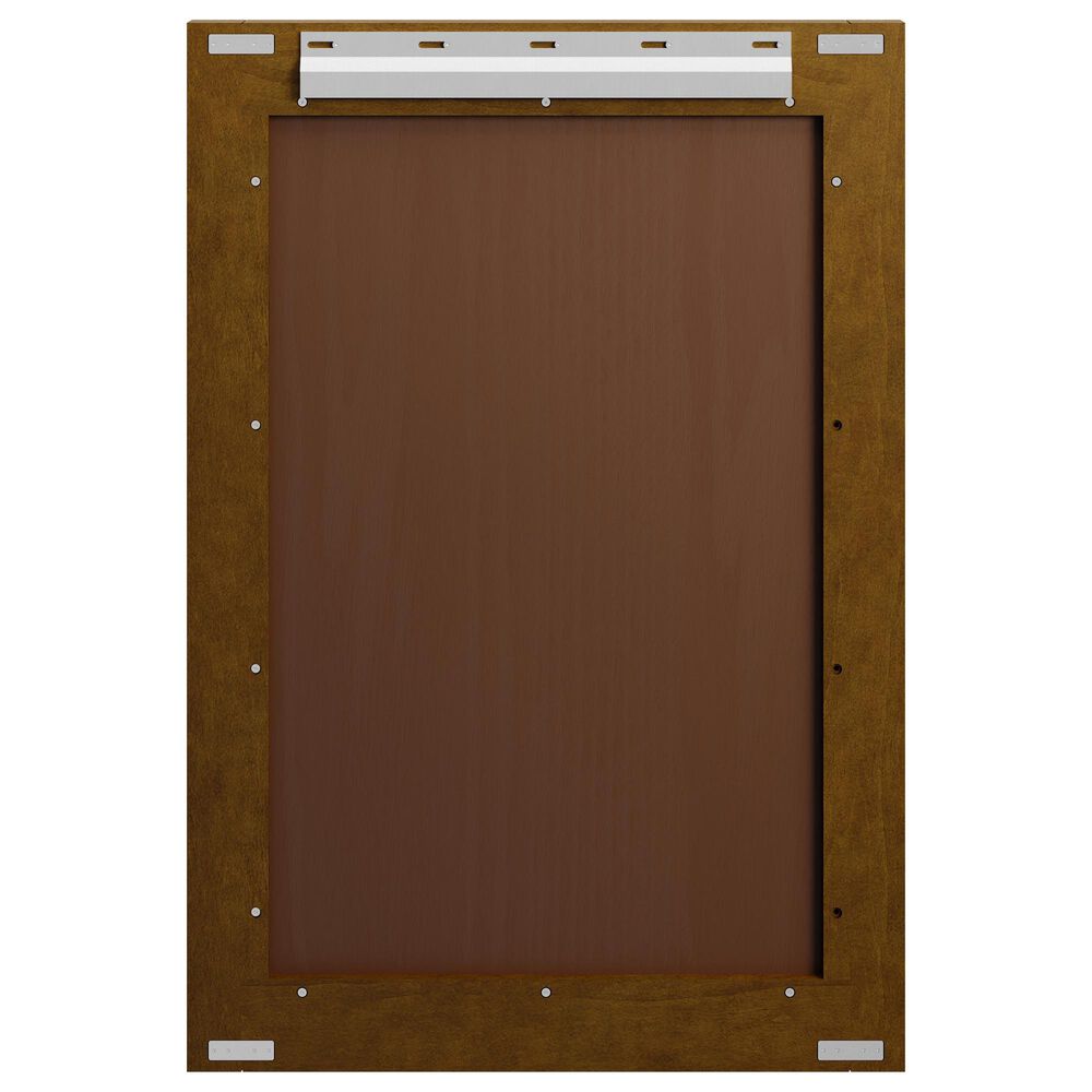James Martin Bellshire 26" Rectangular Mirror in Honey Oak, , large