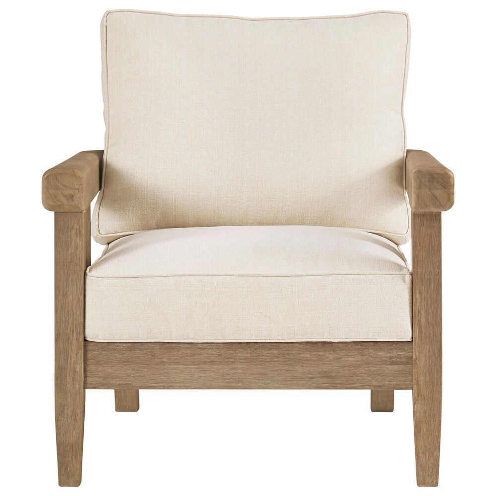 Ashley Gerianne 5-Piece Patio Conversation Set in Beige, , large