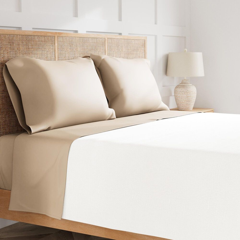 Ann Gish Ready-to-Bed 2.0 4-Piece Queen Sheet Set in Taupe, , large