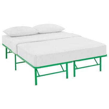 Modway Horizon Platform Queen Bed Frame in Green, , large